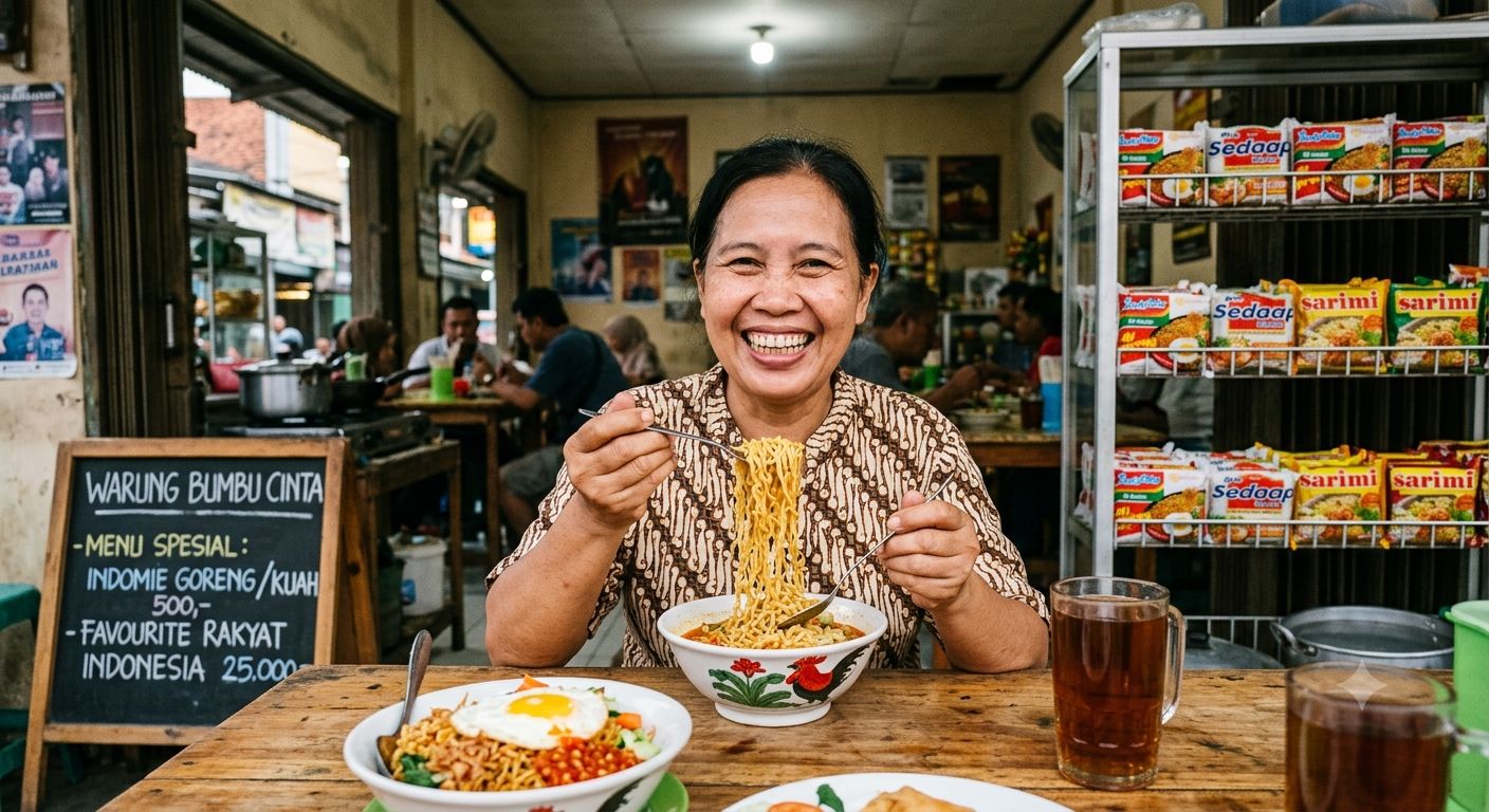 Saya sendiri pertama kali makan mi instan yang bermerek SuperMie mungkin di era tahun 70-an
